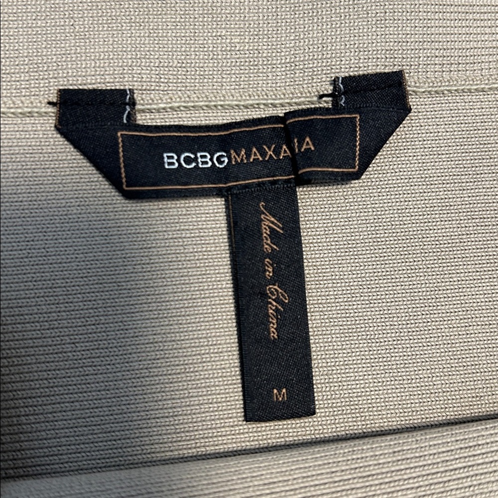 BCBGMaxazria Women M Mini Skirt‎ Bodycon Bandage Khaki 6276 - Picture 5 of 5